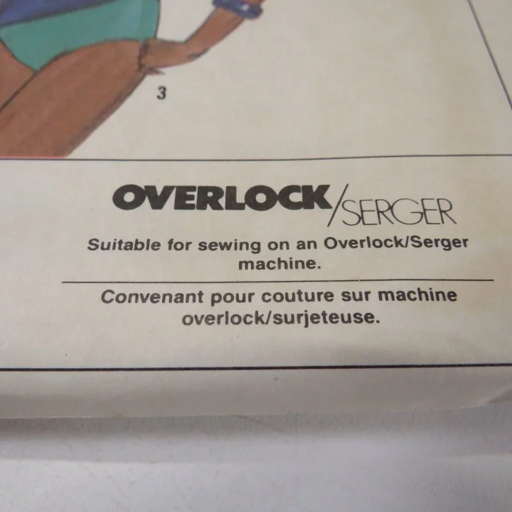 Simplicity 9212 Sewing Pattern Swimsuit Overlock/Surger 18W - 24W UNCUT